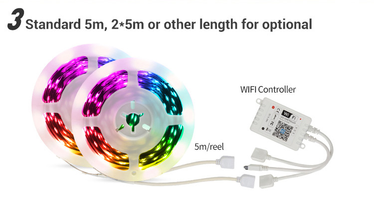 addressable led strip indoor factory price